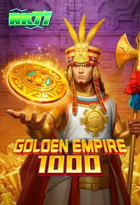 Tampilan visual slot Golden Empire 1000 dengan tema peradaban kuno